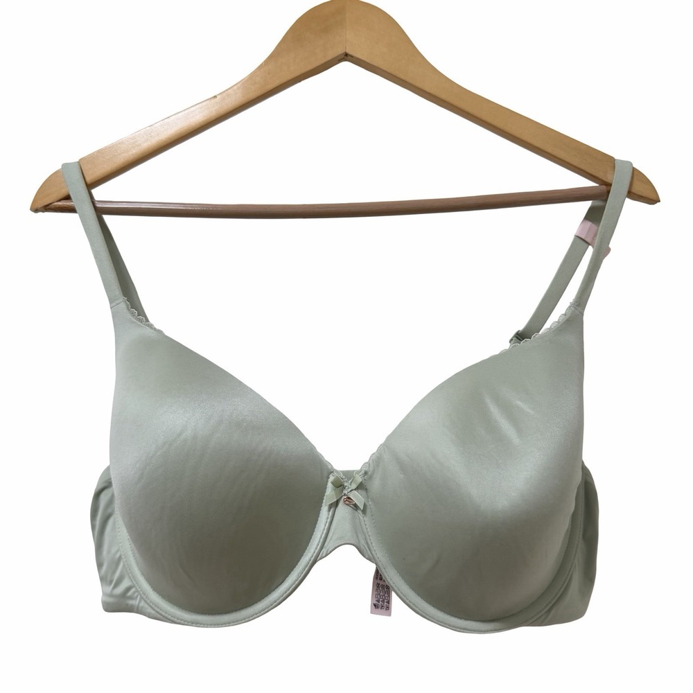 Victorias Secret Womens Lined Demi Bra Size 36DD Sage Green Sexy‎ Intimate NWOT